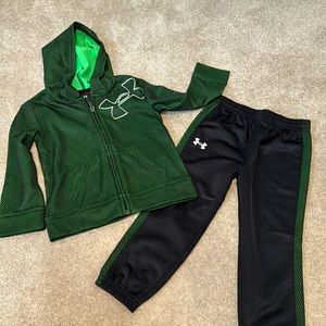 Under Armour zip up hoodie and track pant set